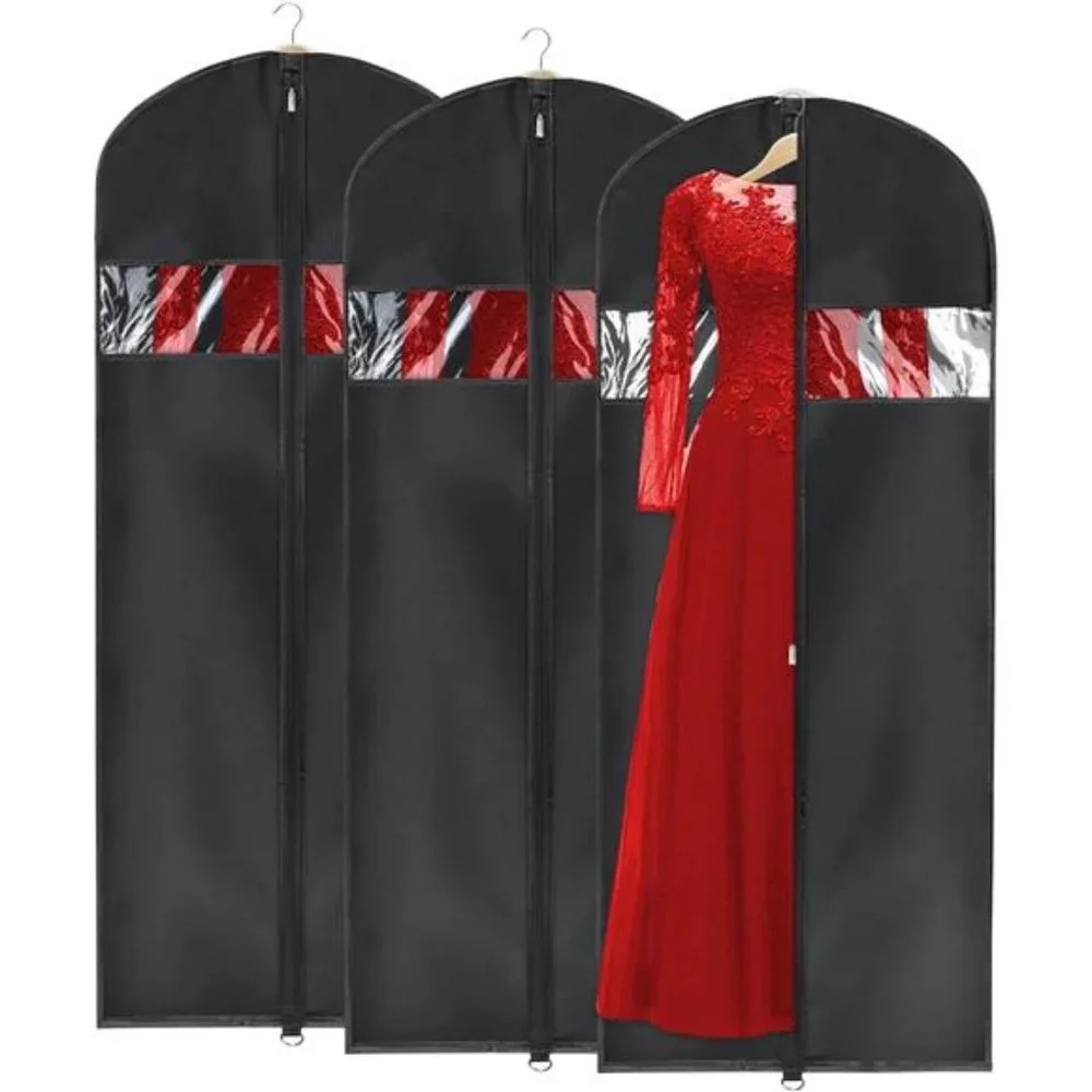 Garment Bag 60inch Lightweight SuitBags for Closet Storage,Hanging Clothes Cover